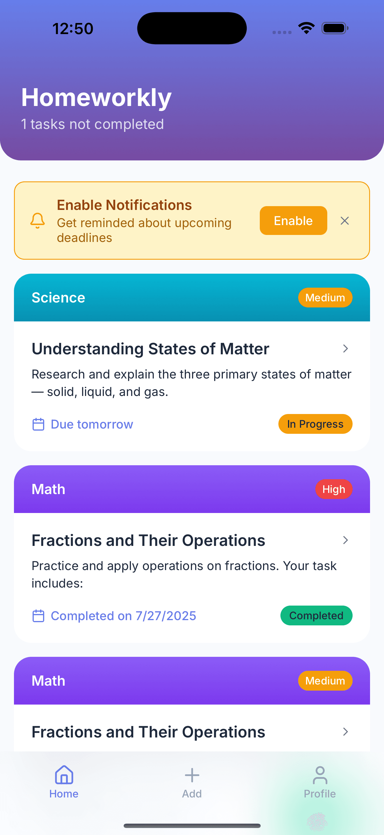 Homeworkly App